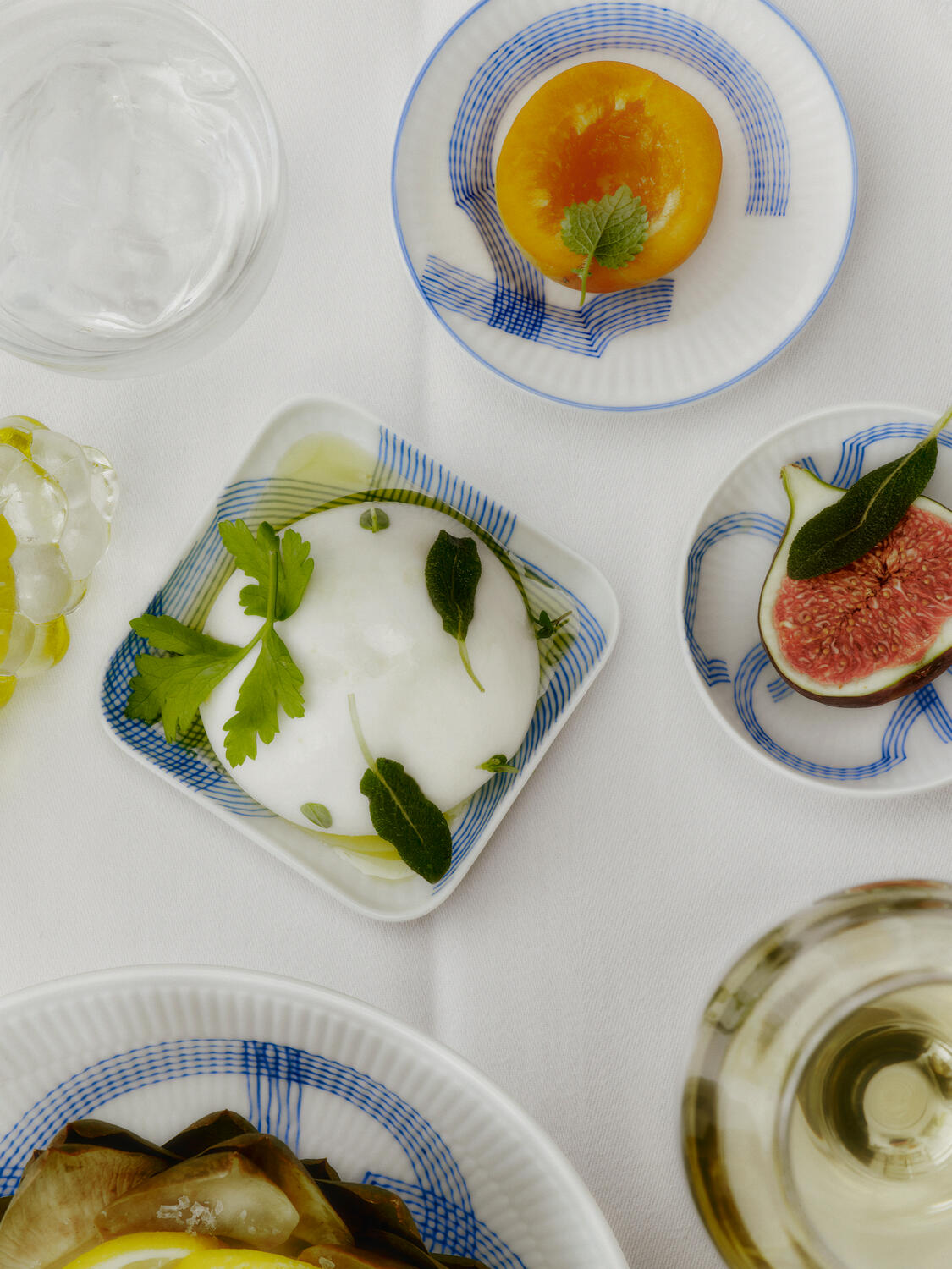 Motif små fade - 3 stk.